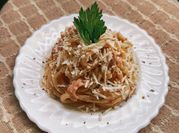 Gambar spageti keju