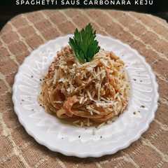 Spaghetti Saus Carbonara Keju Simpel-レシピのメイン写真
