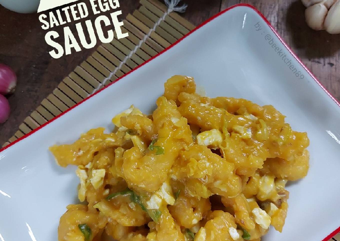 Squid with Salted Egg Sauce