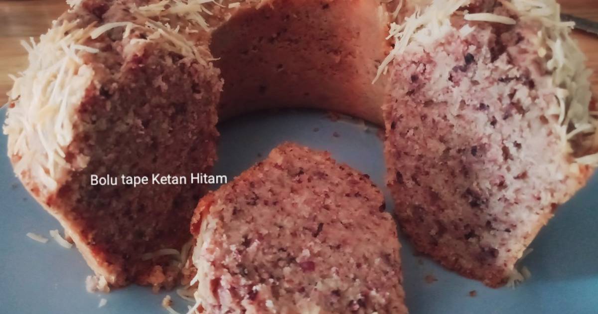 Resep Bolu Tape Ketan Hitam [ No Mixer ] oleh Nurul Wahdah Cookpad
