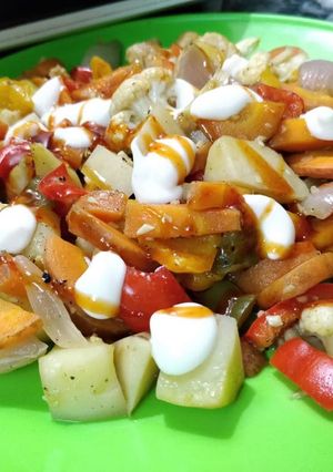 A picture of Stir and fry crunchy salad.