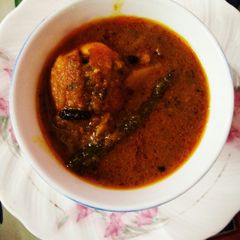 A picture of Egg curry.