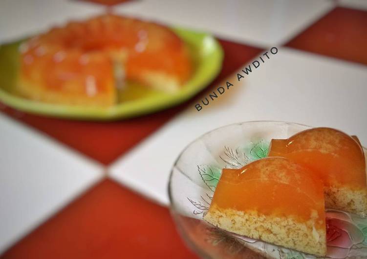 Resep Puding lumut gula merah, Lezat