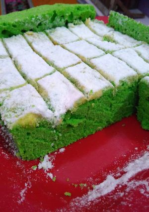 Foto resep Bolu pandan kukus sederhana