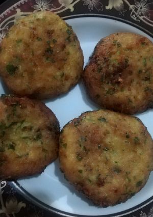 عکسی از دستور کتلت مغز دار پنیری