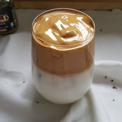 A picture of Dalgona coffee.