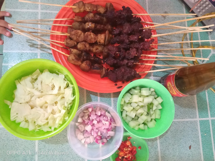 Cara Buat Sate daging sapi Ekonomis