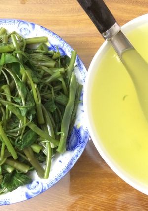 Hình của món Rau muống 2 món.