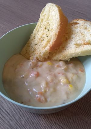 Foto resep Sup Krim Ayam-Jagung-Wortel