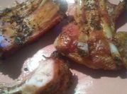 Una foto de chancho al horno