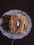 Rice Pilaf and Mushrooms