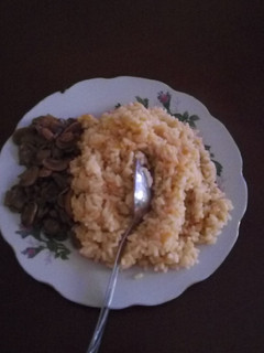 A picture of Rice Pilaf and Mushrooms.