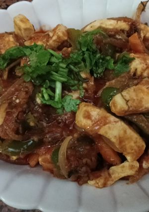 A picture of Paneer Jalfrezi.