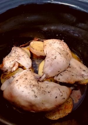 Una foto de Traseros de pollo asados en Crockpot