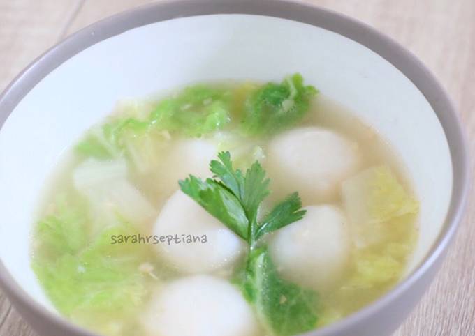 Resep Sup Bakso Ikan Oleh Sarah Rizki Septiana Cookpad