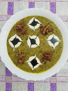 عکسی از دستور 🥣آش شله قلمکار🥣