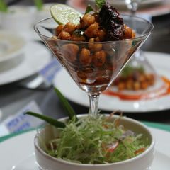 A picture of Chickpea salad.