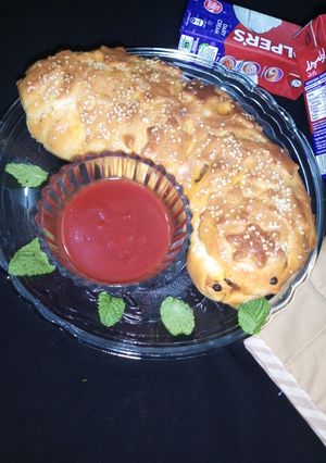 A picture of Chicken bread.