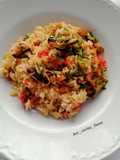 Arroz con mejillones en escabeche