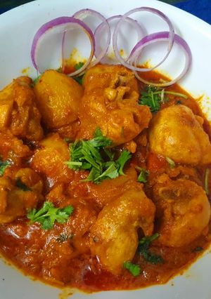 A picture of Chicken Kosha.