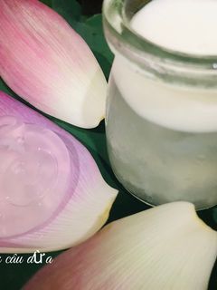 Hình của món Thạch rau câu dừa.