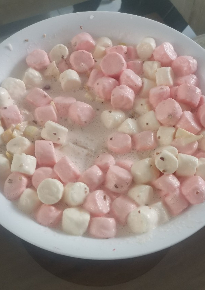 Una foto de Ensalada de manzana con bombones
