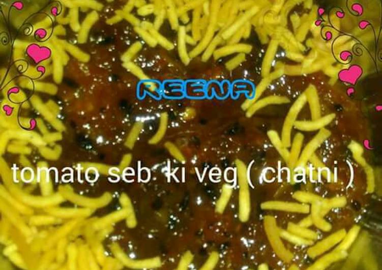 Tomato seb ki veg Chutney