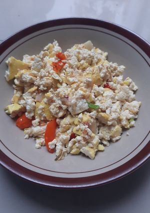 Foto resep Tahu bejek buat bekal. 10 menit beres