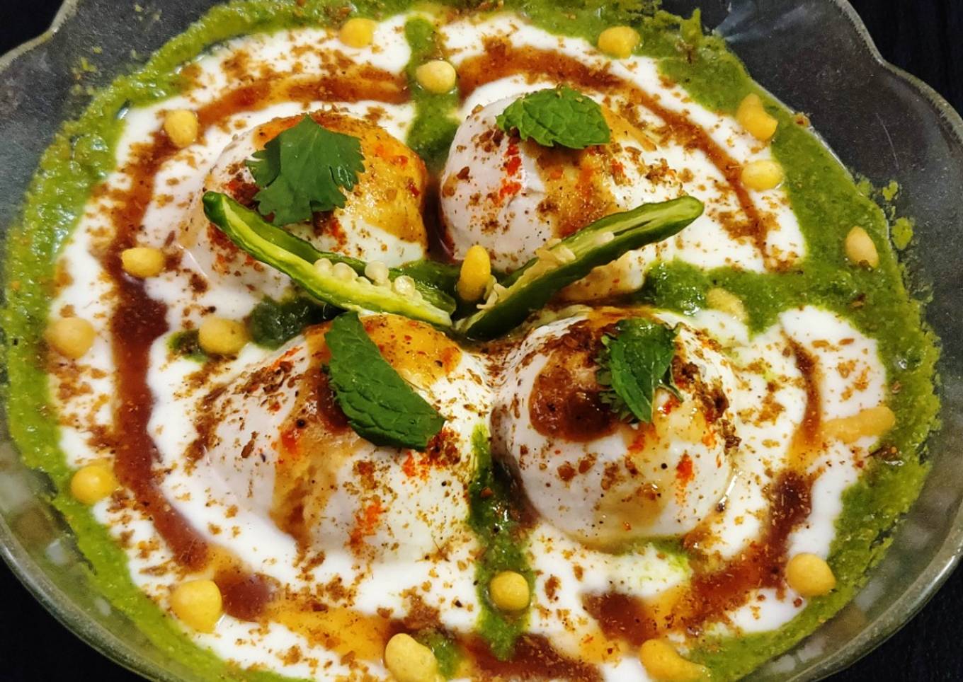 Oil Free No Cook Dahi Vada