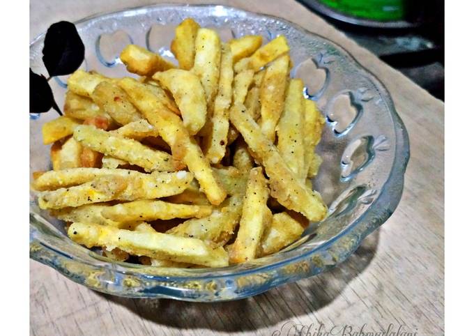 Kentang Goreng Renyah (tidak perlu masuk frezer)