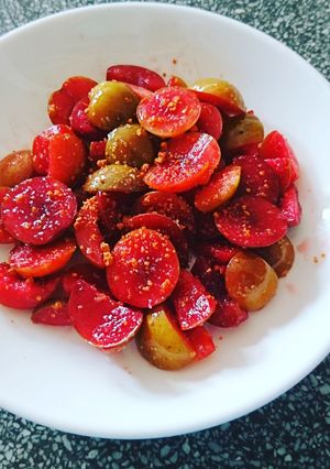 Hình của món Mận hà nội lắc.