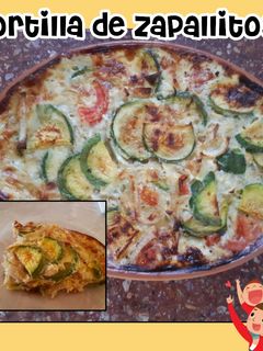 Una foto de Tortilla de Zapallitos al Horno