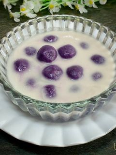 Foto resep Bubur Candil Ubi Ungu / Biji Salak Ubi Ungu