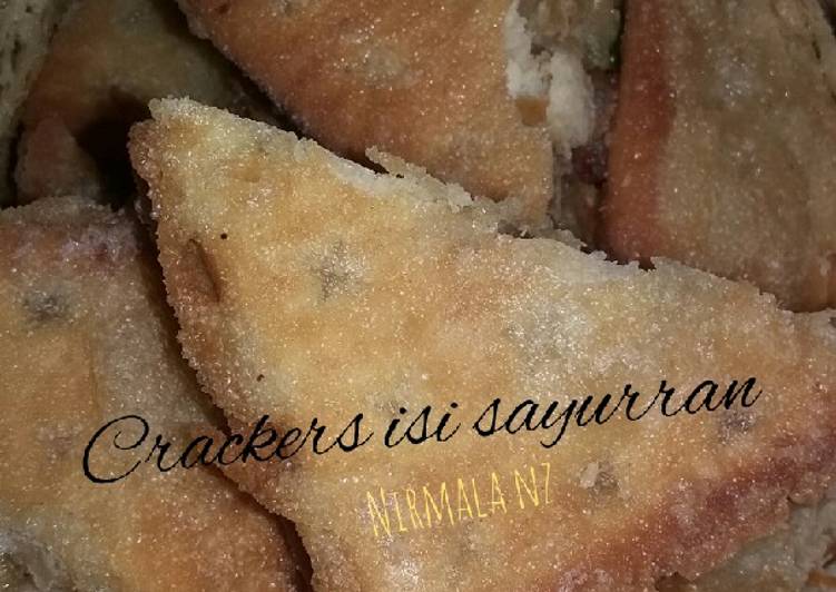 Crackers isi sayuran #BikinRamadanBerkesan