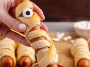 A picture of hot dog sausages