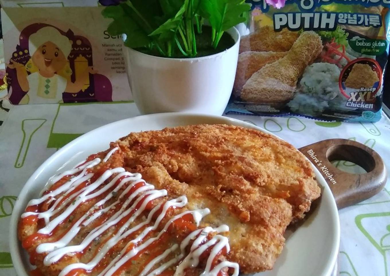 Chicken XXL Ala Tepung Bumbu Putih Kobe
