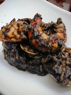 Una foto de Arroz negro