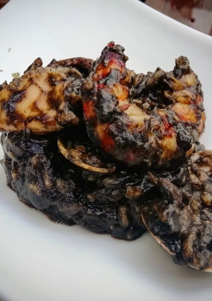 Una foto de Arroz negro