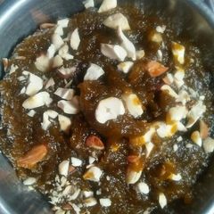 A picture of Watermelon White part halwa.