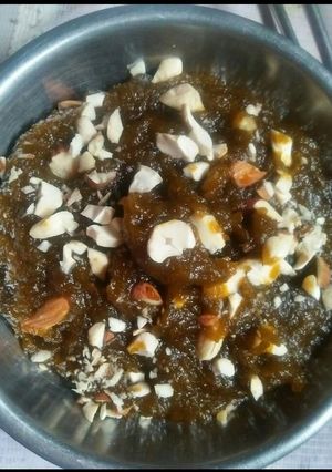 A picture of Watermelon White part halwa.
