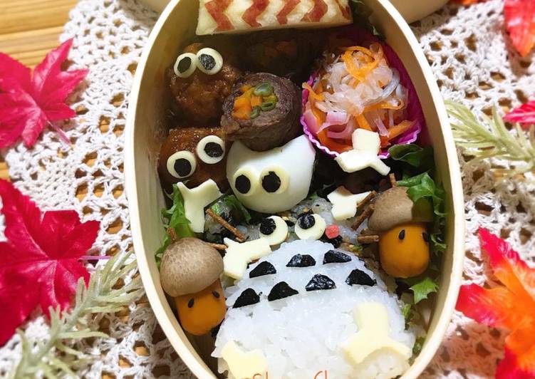 Panduan Membuat Totoro in autumn bento Enak