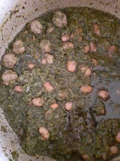 عکسی از دستور قرمه سبزی با قلقلی