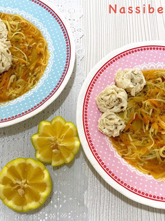 عکسی از دستور سوپ رشته گیاهی