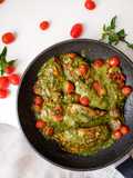 Frango com pesto
