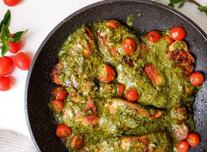 Foto de Frango com pesto