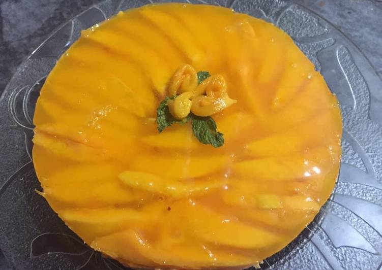 Recipe of Award-winning Mango custard cake