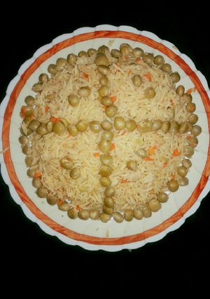 صورة لوصفة رز بالخضار