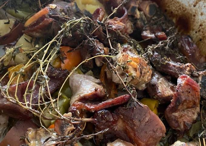 Slow Cooked Lamb &amp; sweet potato pot