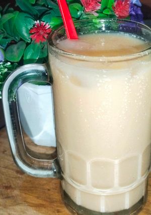 Foto resep Es Jeruk Susu