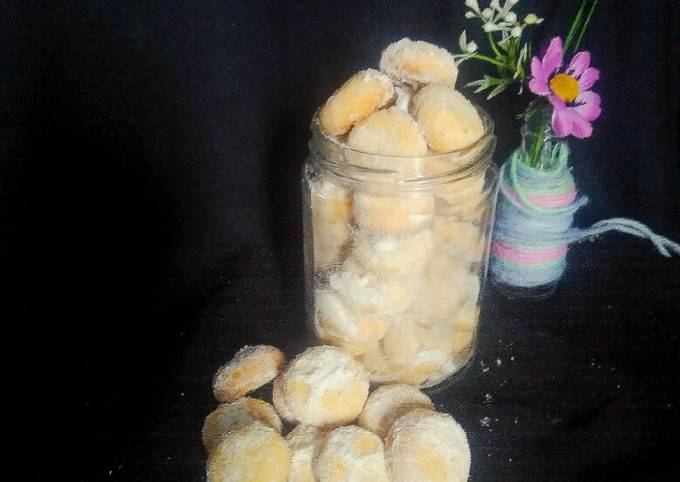 Resep Cookies salju keju